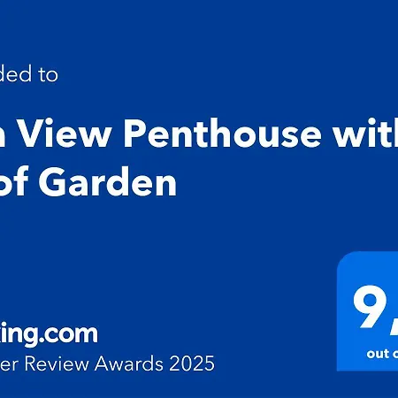Sea View Penthouse With Roof Garden *
