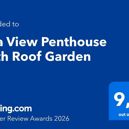 Sea View Penthouse With Roof Garden Apartment Chania (Crete)