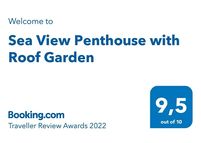 Sea View Penthouse With Roof Garden Ханья