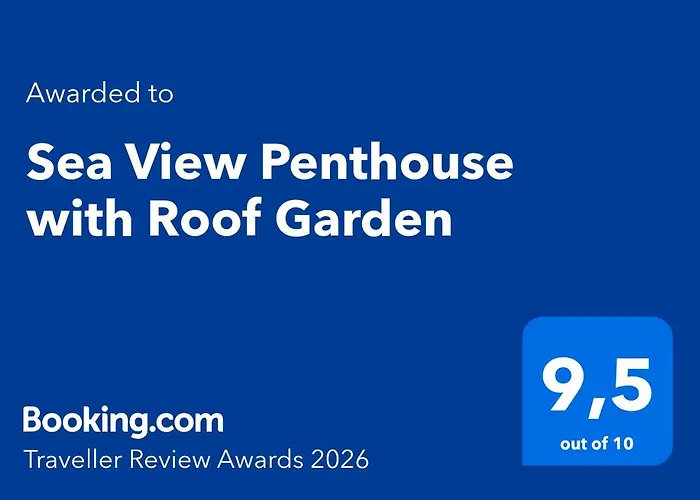 Sea View Penthouse With Roof Garden Апартаменты Ханья